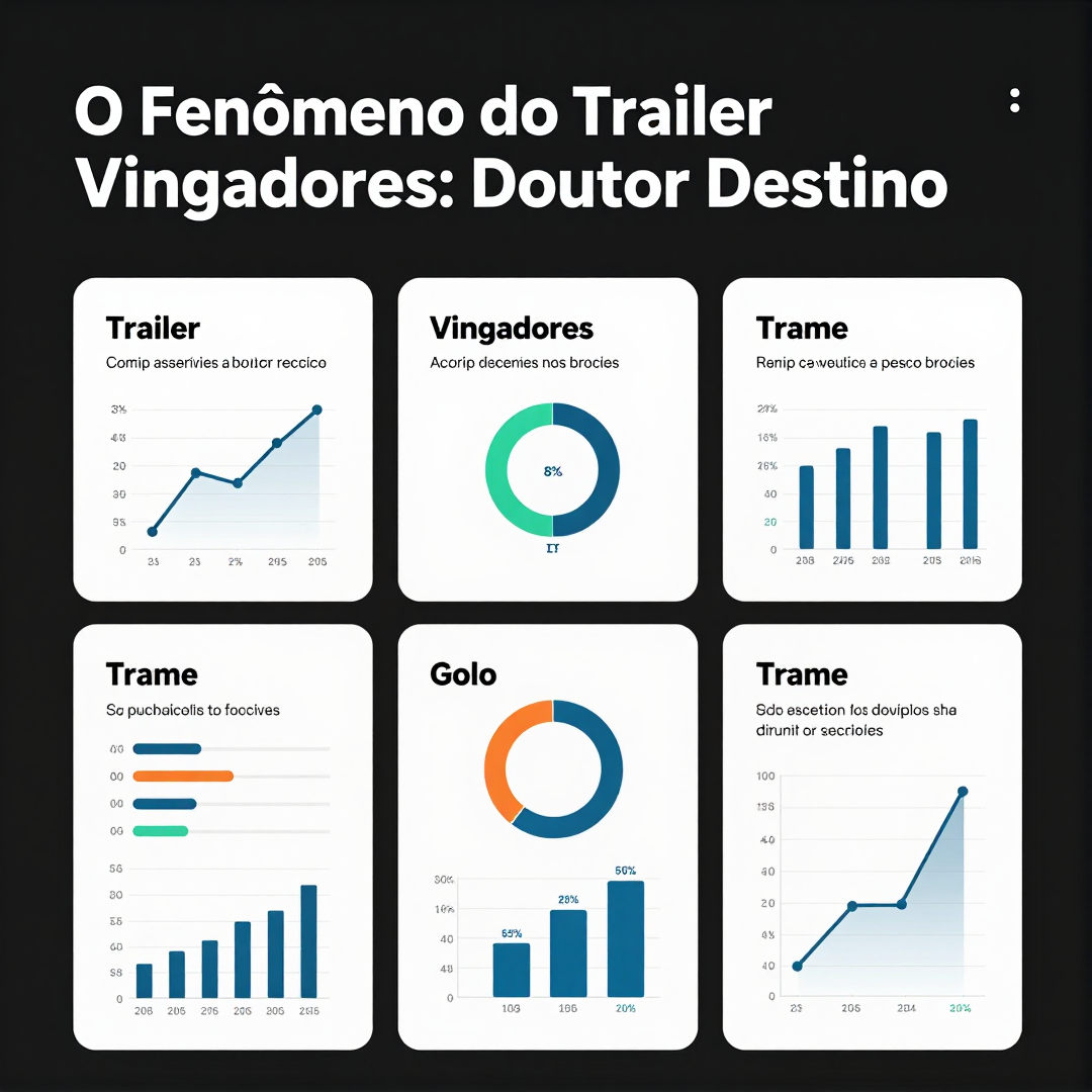 Infográfico - O Fenômeno do Trailer de "Vingadores: Doutor Destino" nos Trendings Brasileiros e a Nova Era da Marvel