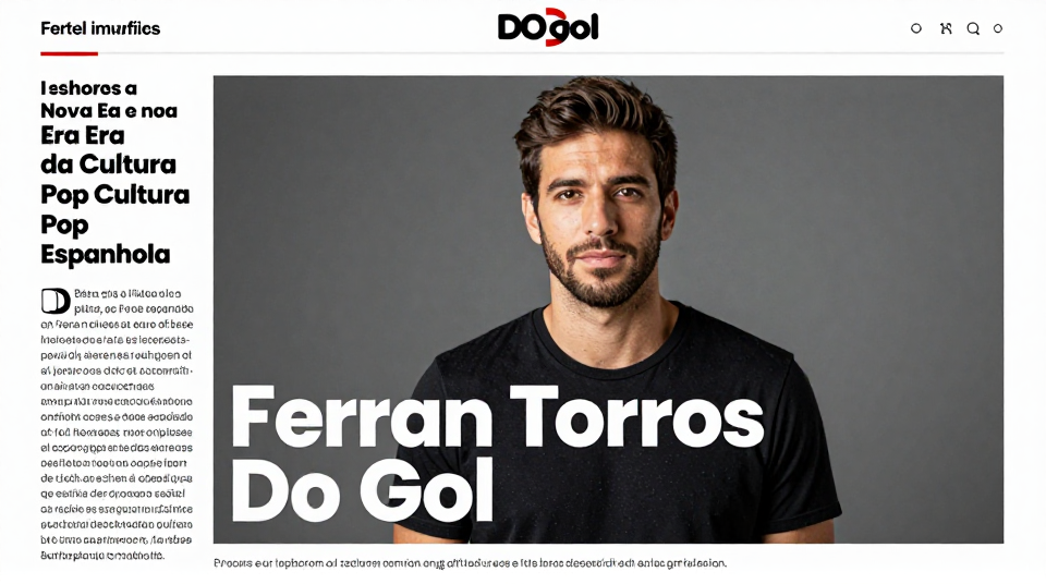 Ferran Torres e a Nova Era da Cultura Pop Espanhola: Do Gol à Estrela Global