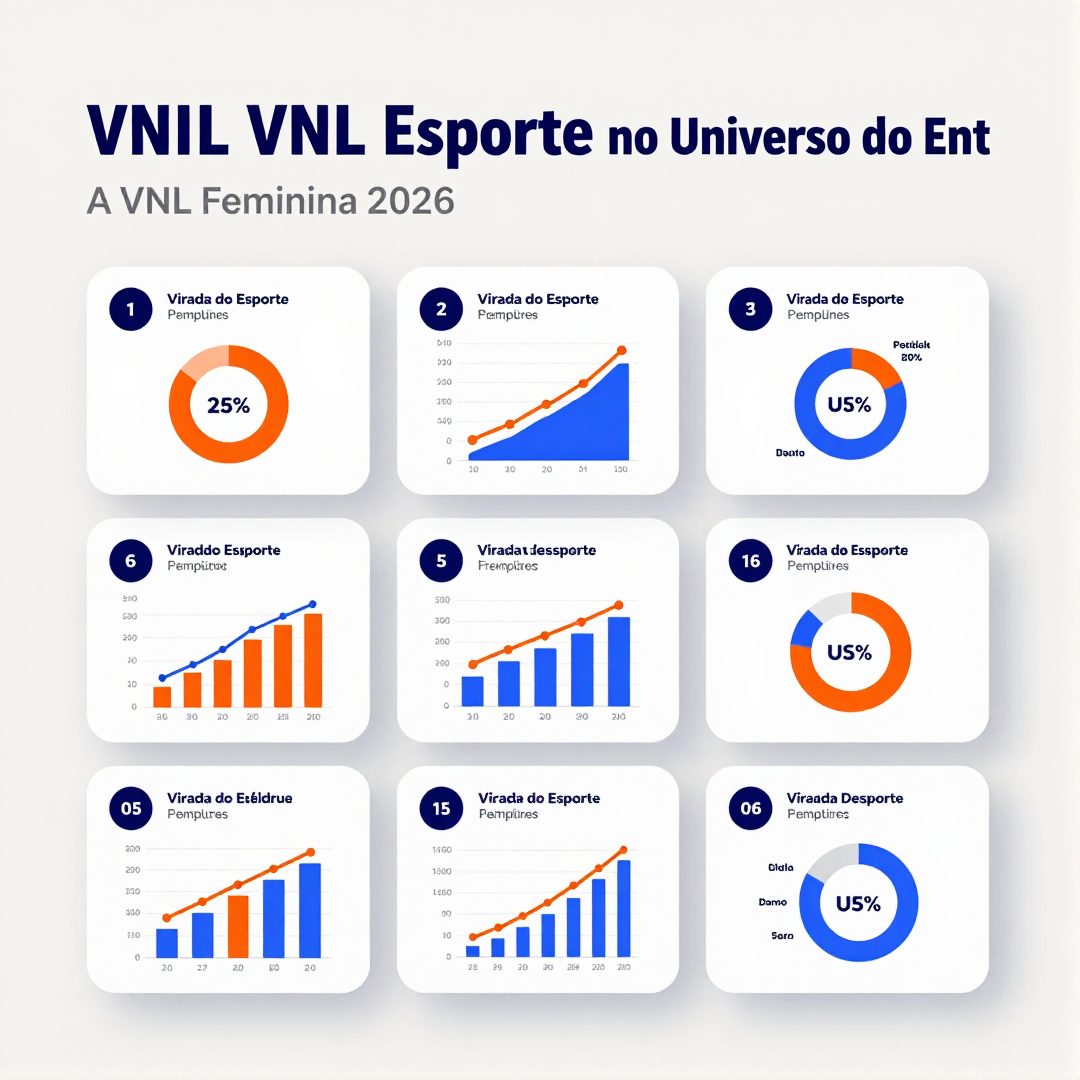 Infográfico - A VNL Feminina 2026 e a Virada do Esporte no Universo do Entretenimento