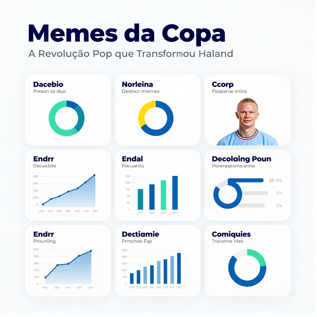 Infográfico - Memes da Copa: A Revolução Pop que Transformou Haaland, Endrick e Yamal em Ícones Globais