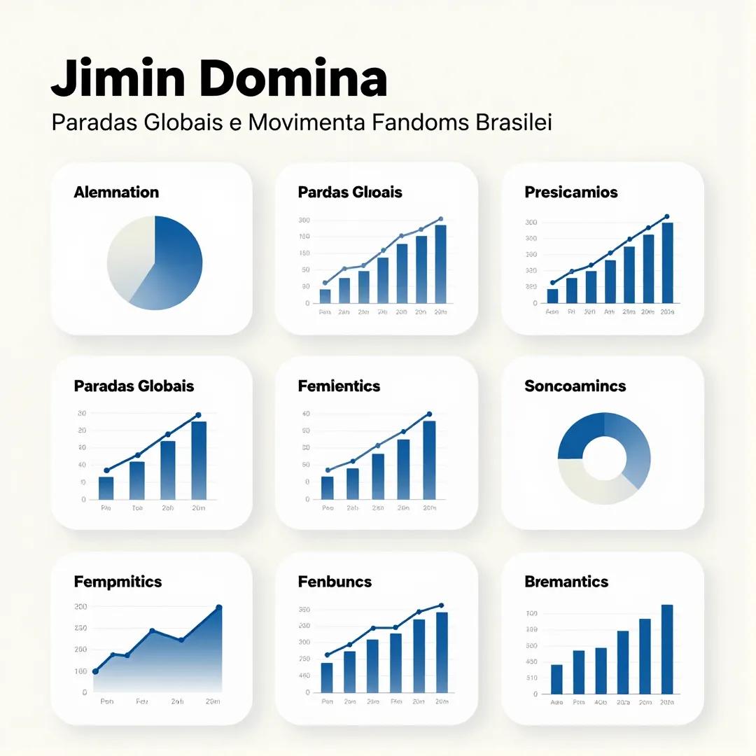 Infográfico - Jimin Domina as Paradas Globais e Movimenta Fandoms Brasileiros com Tendência #RESPECTJIMIN
