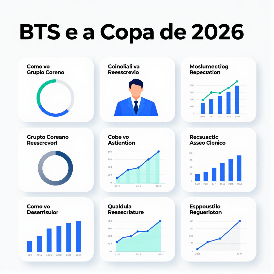 Infográfico - BTS e a Copa de 2026: Como o Grupo Coreano Vai Reescrever o Entretenimento Mundial