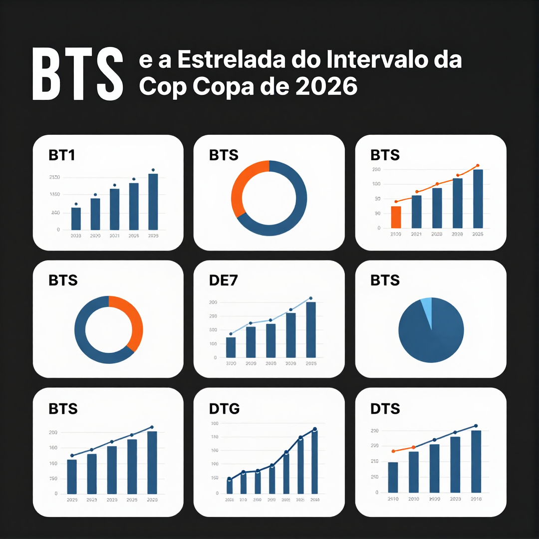 Infográfico - BTS e a Estrelada do Intervalo da Copa de 2026 nos Estados Unidos