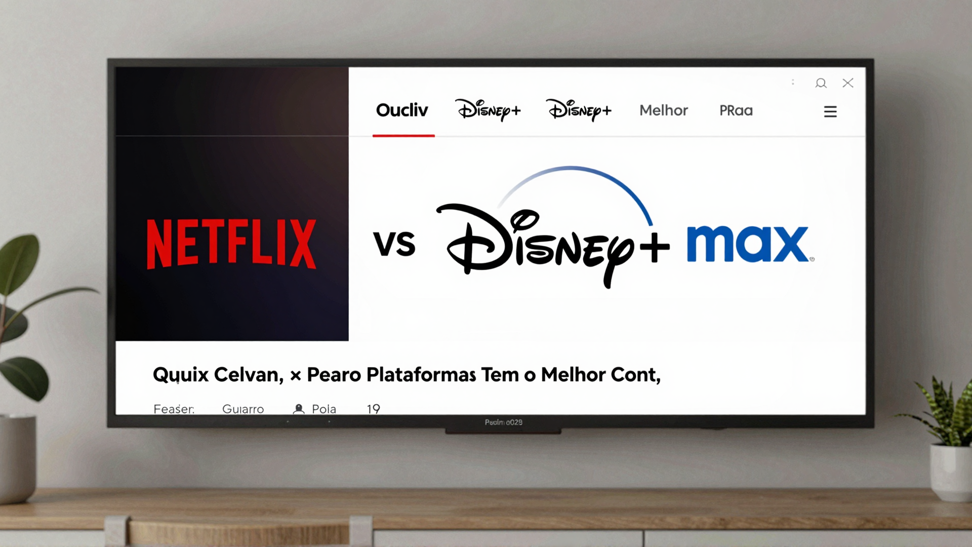 Netflix vs Disney+ vs Max: Qual Plataforma Tem o Melhor Conteúdo em 2026?