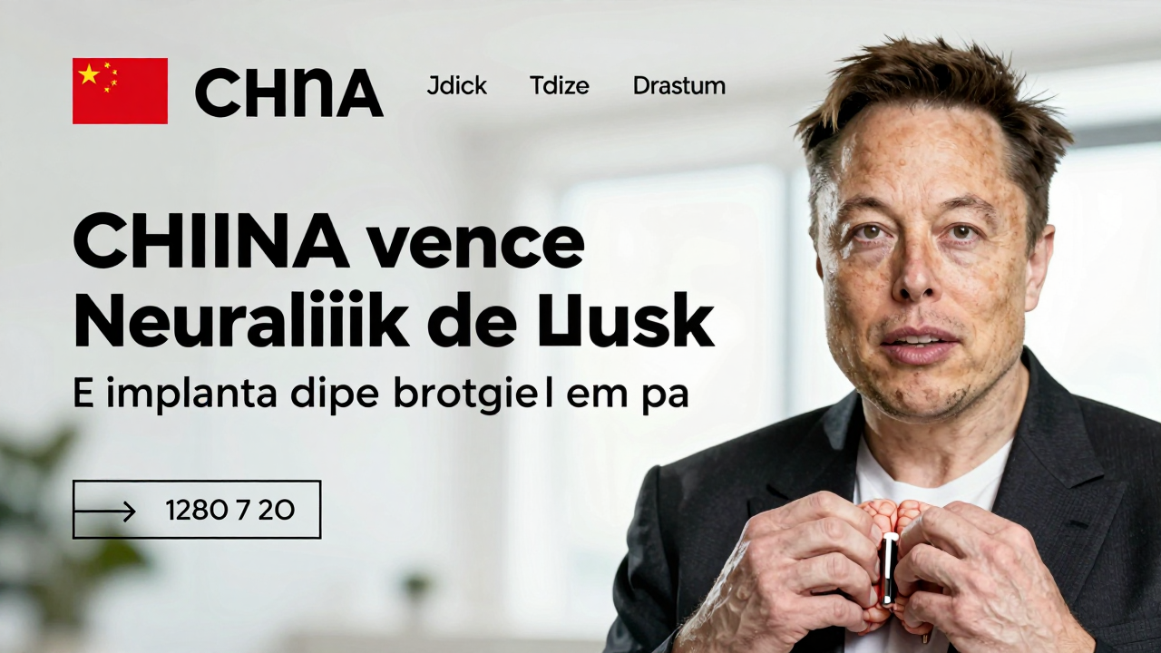 China vence Neuralink de Musk e implanta chip cerebral em paciente pela primeira vez