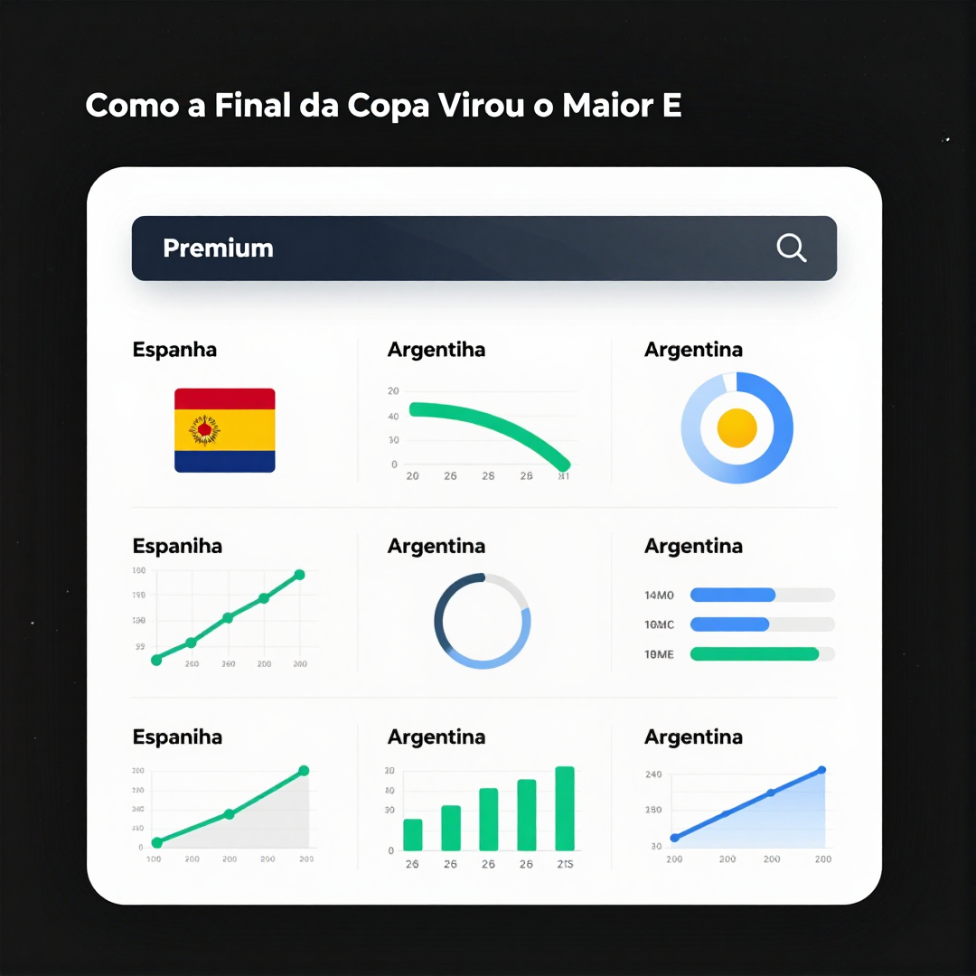 Infográfico - Espanha x Argentina: Como a Final da Copa Virou o Maior Evento de Pop Cultura do Ano