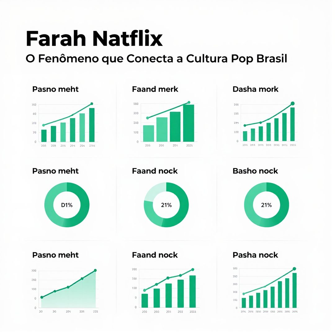 Infográfico - #FarahNaNetflix: O Fenômeno que Conecta a Cultura Pop Brasileira ao Streaming Global