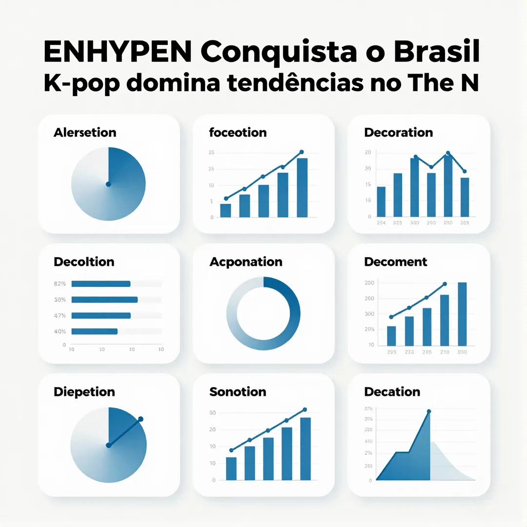 Infográfico - ENHYPEN conquista o Brasil: K-pop domina tendências no The Noite e aquece fãs antes da turnê sul-americana