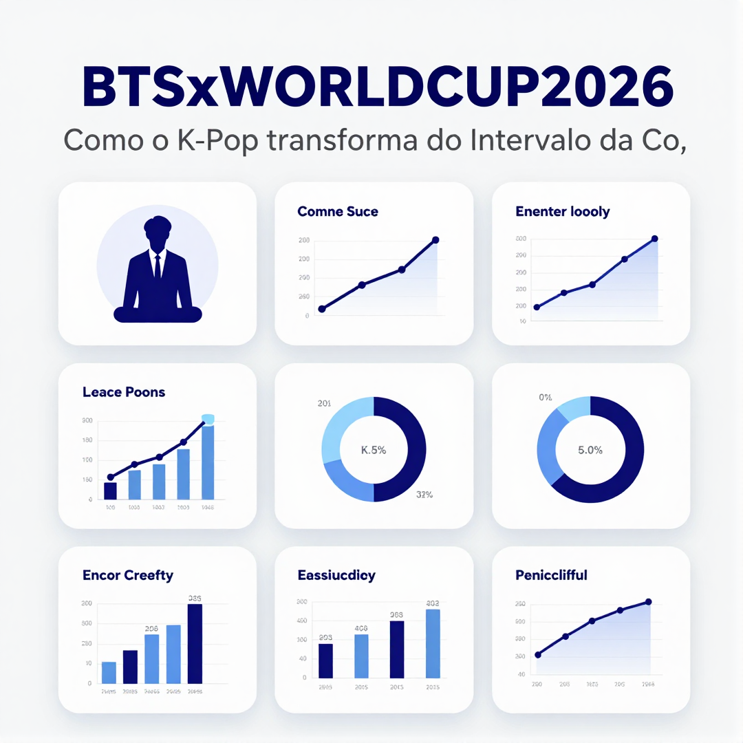 Infográfico - #BTSxWORLDCUP2026: Como o K-Pop Transforma o Intervalo da Copa em Evento Global de Cultura Pop