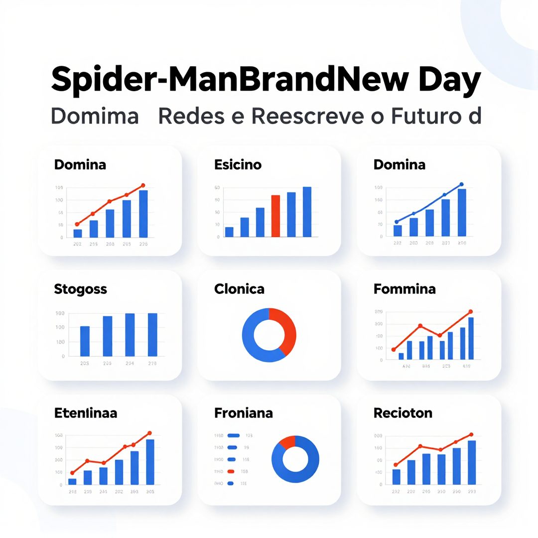 Infográfico - #SpiderManBrandNewDay Domina as Redes e Reescreve o Futuro da Cultura Pop Internacional