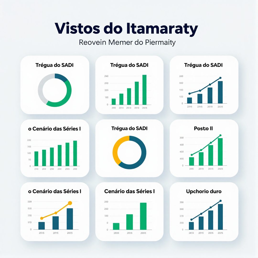 Infográfico - Vistos do Itamaraty, Trégua do SADI e o Cenário das Séries Internacionais no Brasil