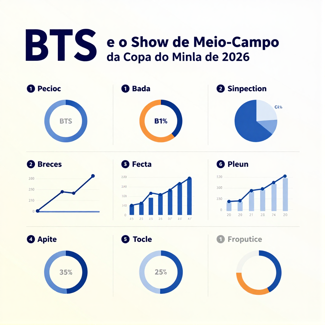 Infográfico - BTS e o Show de Meio-Campo da Copa do Mundo de 2026: como a K-pop domina a cultura pop global