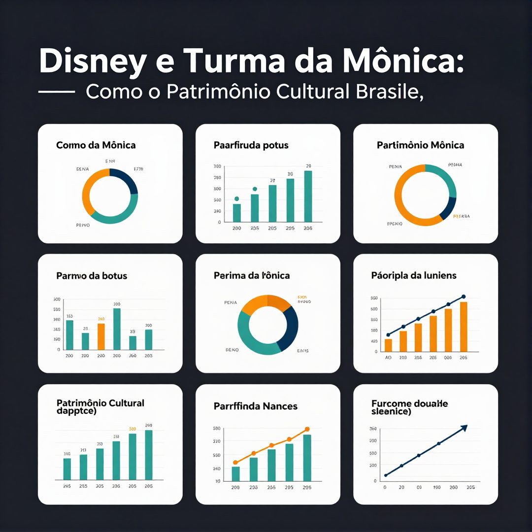 Infográfico - Disney e Turma da Mônica: Como o Patrimônio Cultural Brasileiro Conquista o Mundo com a Sanfarma