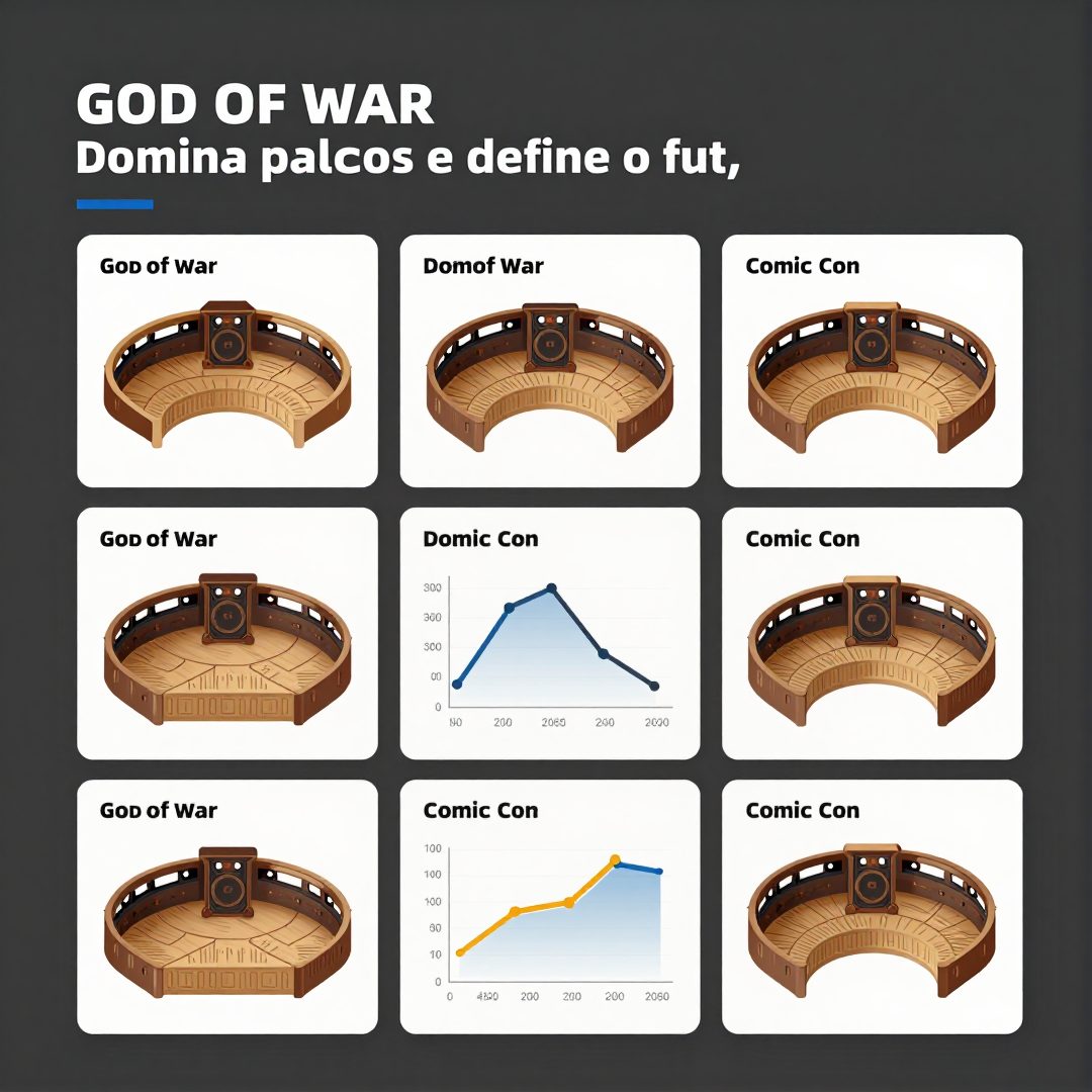 Infográfico - San Diego Comic Con: God of War domina palcos e define o futuro do entretenimento híbrido