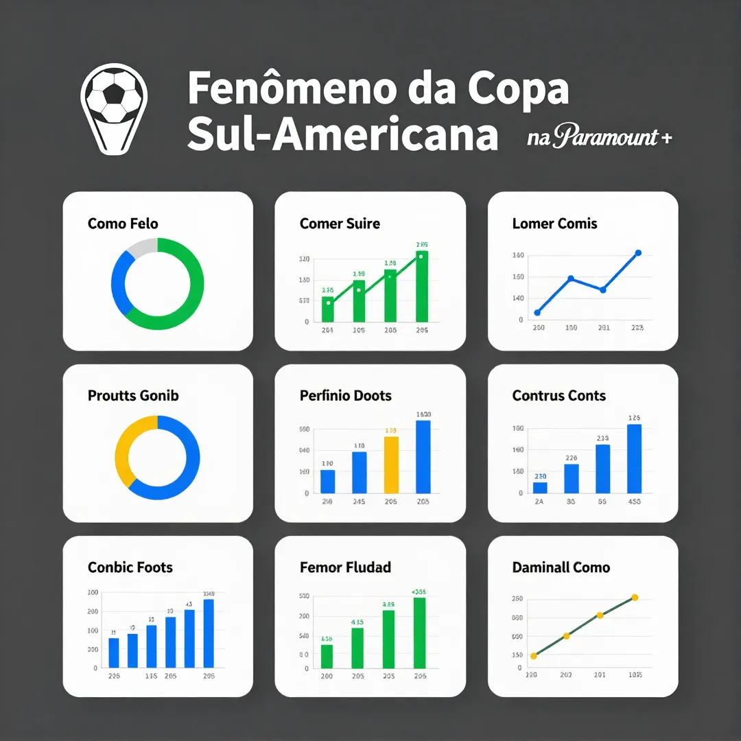 Infográfico - O Fenômeno da Copa Sul-Americana na Paramount+: Como o Futebol Brasileiro e Bolivano Reverbera na Cultura Pop Internacio