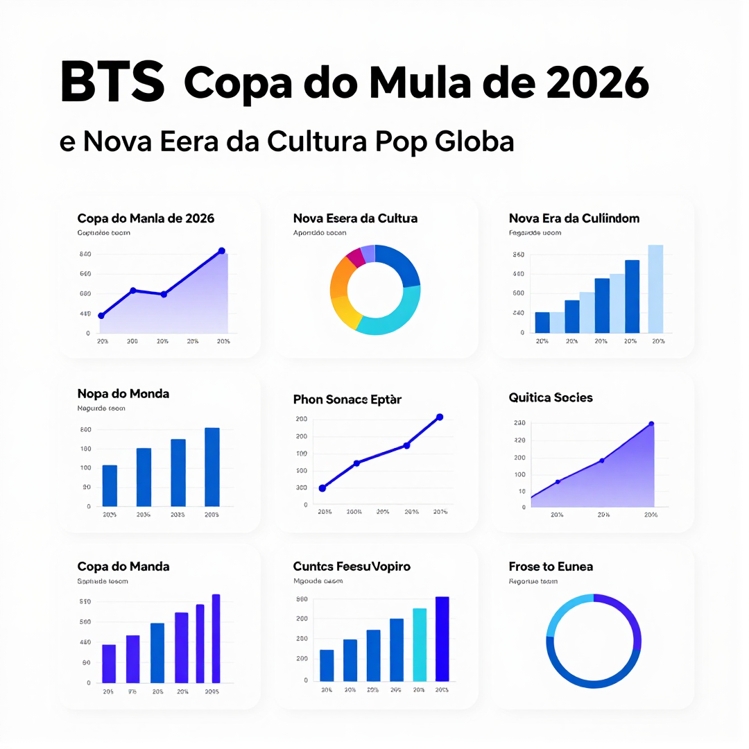 Infográfico - BTS, Copa do Mundo de 2026 e a Nova Era da Cultura Pop Global