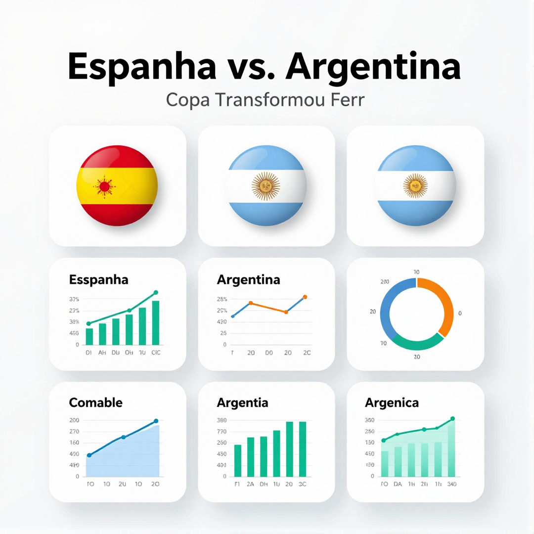 Infográfico - Espanha vs. Argentina: Como a Final da Copa Transformou Ferran Torres e Rodri em Ídolos Globais