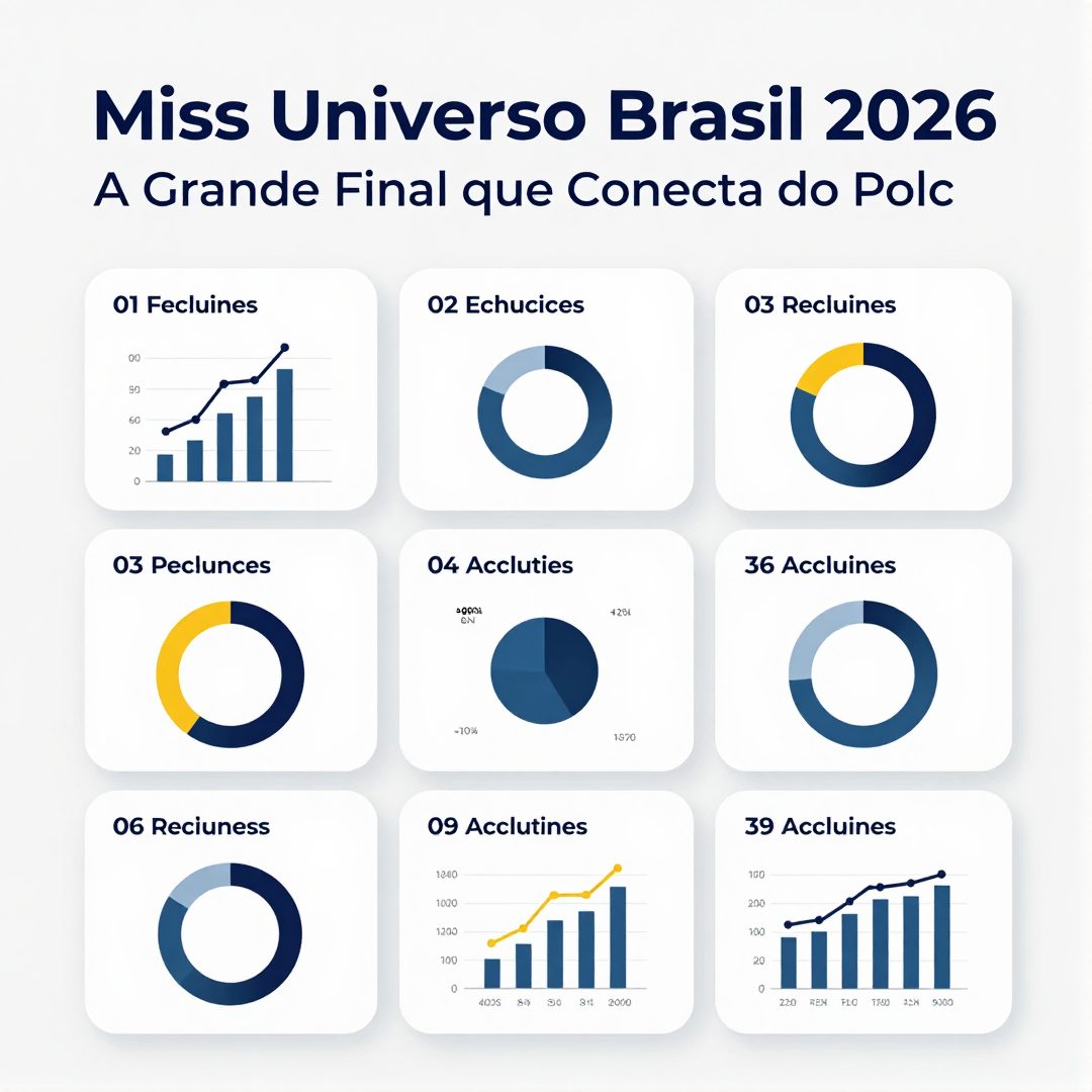 Infográfico - Miss Universo Brasil 2026: A Grande Final que Conecta o Palco ao Entretenimento Global