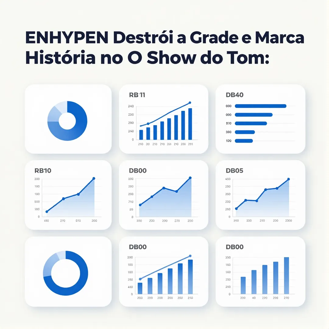 Infográfico - ENHYPEN Destrói a Grade e Marca História no 'O Show do Tom': O Novo Fenômeno K-Pop na Cultura Pop Brasileira