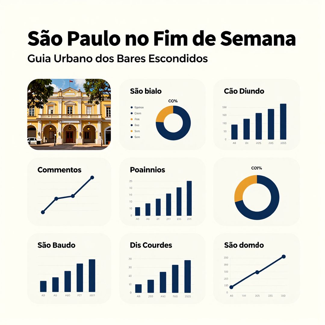 Infográfico - São Paulo no Fim de Semana: Guia Urbano dos Bares Escondidos e Experiências Inesquecíveis