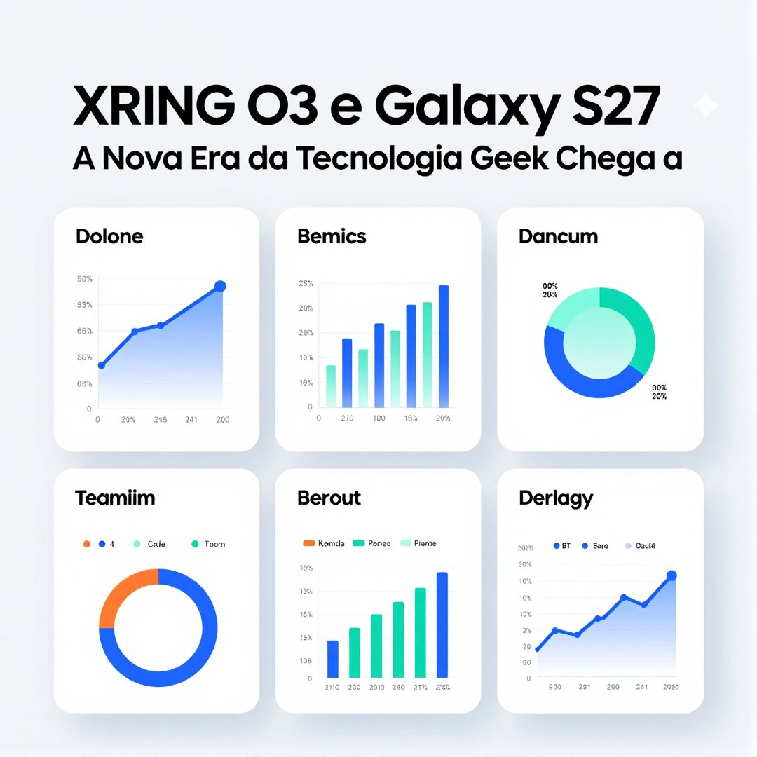 Infográfico - XRING O3 e Galaxy S27: A Nova Era da Tecnologia Geek Chega ao Brasil