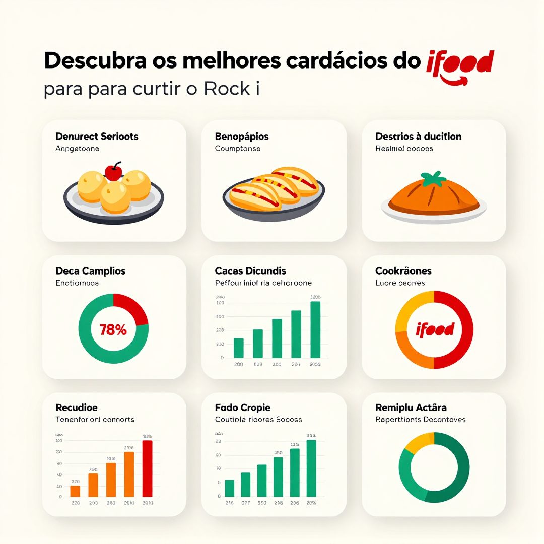 Infográfico - Descubra os melhores cardápios do iFood para curtir o Rock in Rio 2026 sem gastar muito