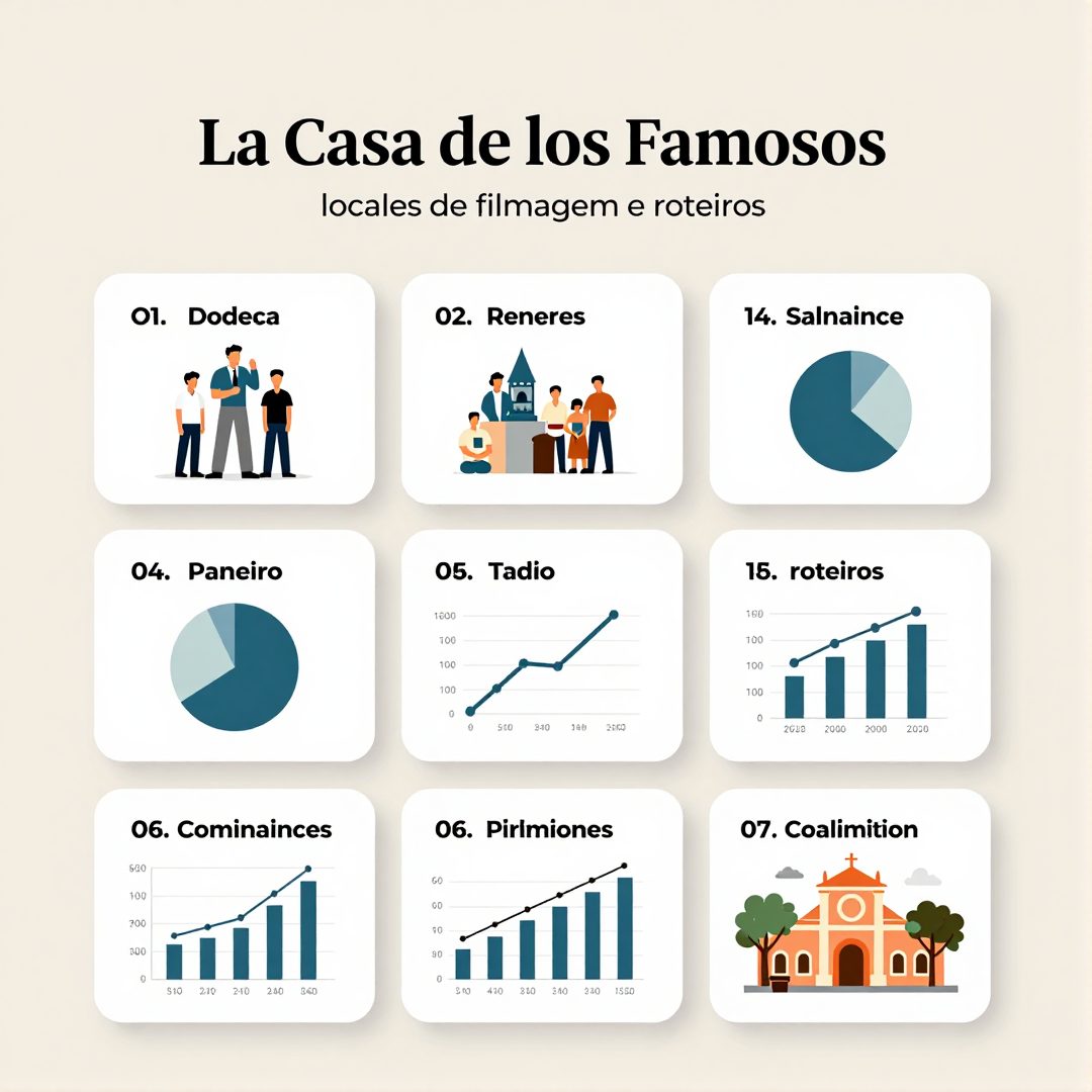 Infográfico - La Casa de los Famosos México: locais de filmagem e roteiros gastronômicos pela Cidade do México