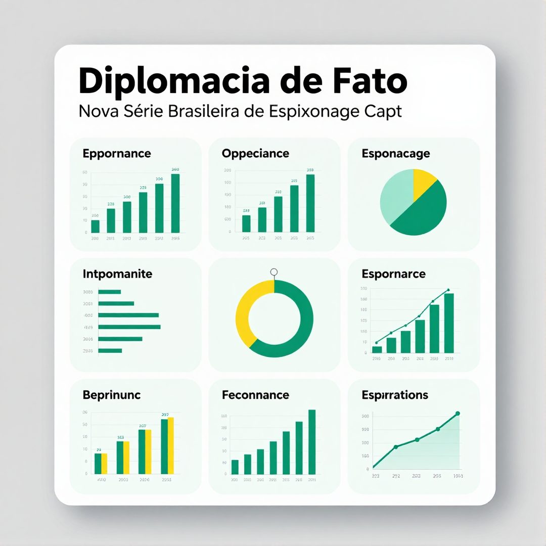 Infográfico - Diplomacia de Fato: Nova Série Brasileira de Espionagem Captura a Tensão entre Washington e Brasília
