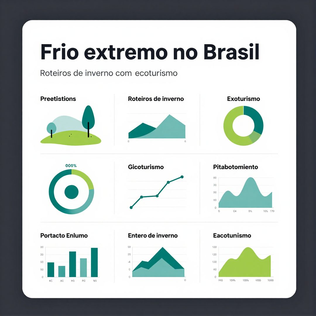 Infográfico - Frio extremo no Brasil: roteiros de inverno com ecoturismo, sabores quentes e cultura para o fim de semana