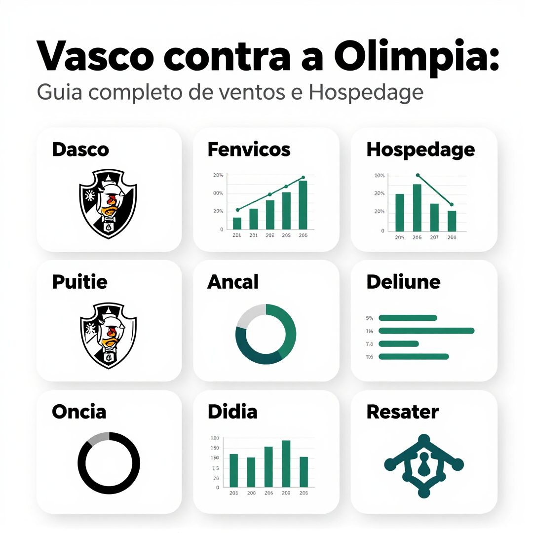 Infográfico - Vasco contra a Olimpia: guia completo de eventos e hospedagem para torcedores