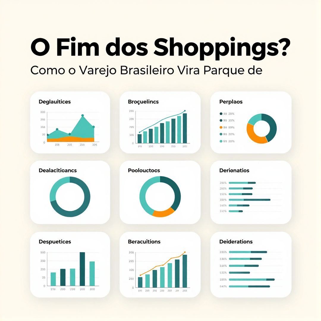 Infográfico - O Fim dos Shoppings? Como o Varejo Brasileiro Vira Parque de Diversões