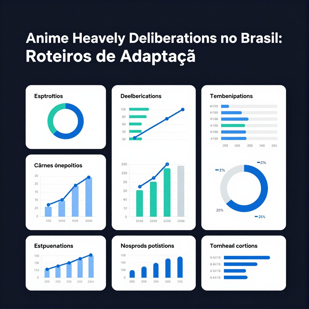 Infográfico - Anime Heavenly Deliberations no Brasil: Roteiros de Adaptação, Lojas Especializadas e Cafés Temáticos