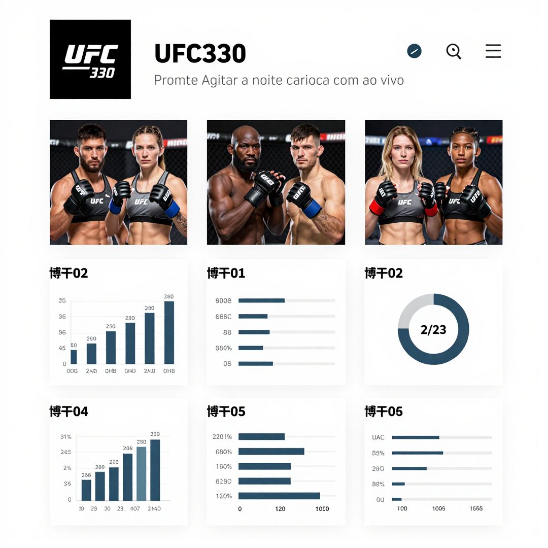 Infográfico - UFC330 promete agitar a noite carioca com lutas ao vivo e bares temáticos de sucesso