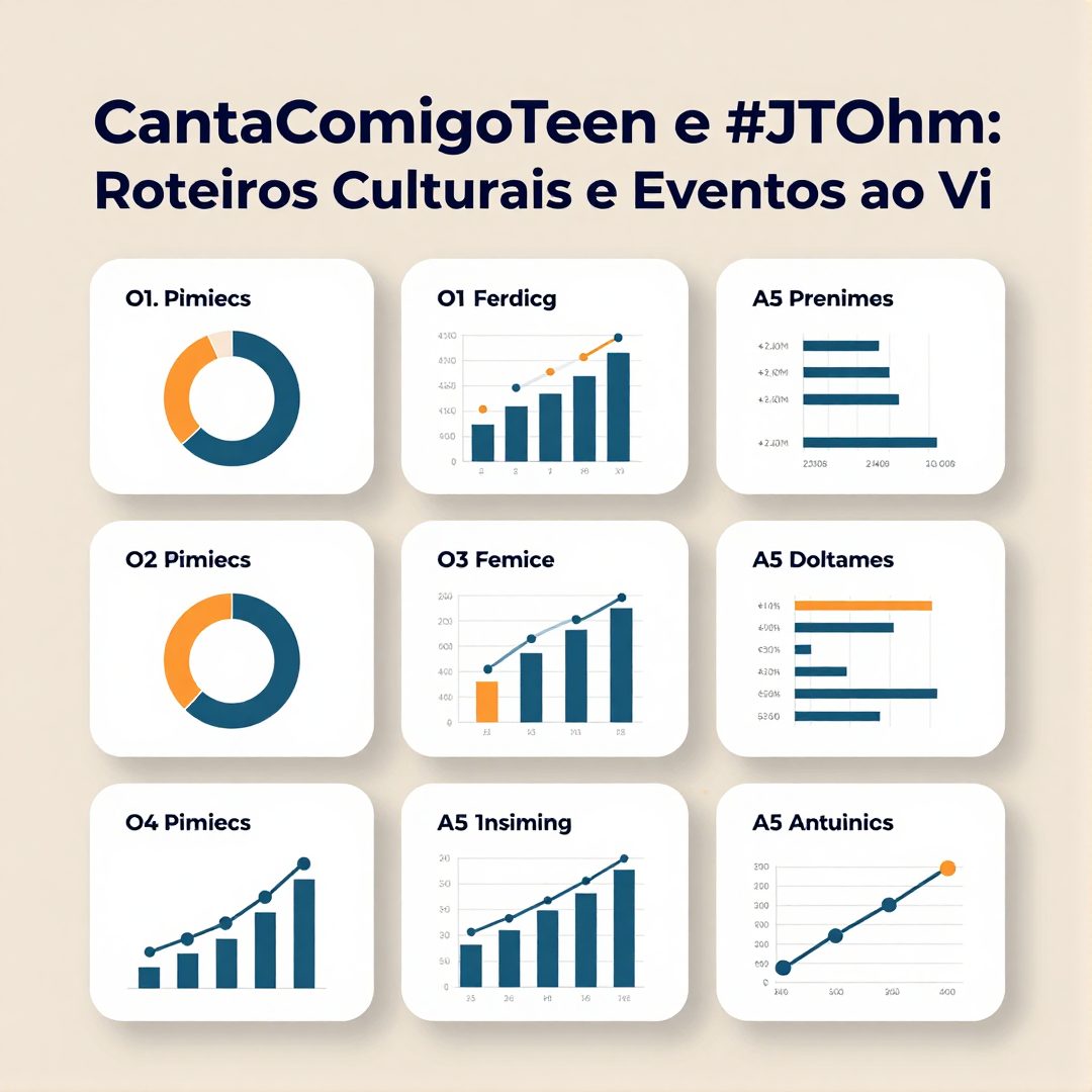 Infográfico - CantaComigoTeen e #JTOhm: Roteiros Culturais e Eventos ao Vivo que Movimentam o Brasil