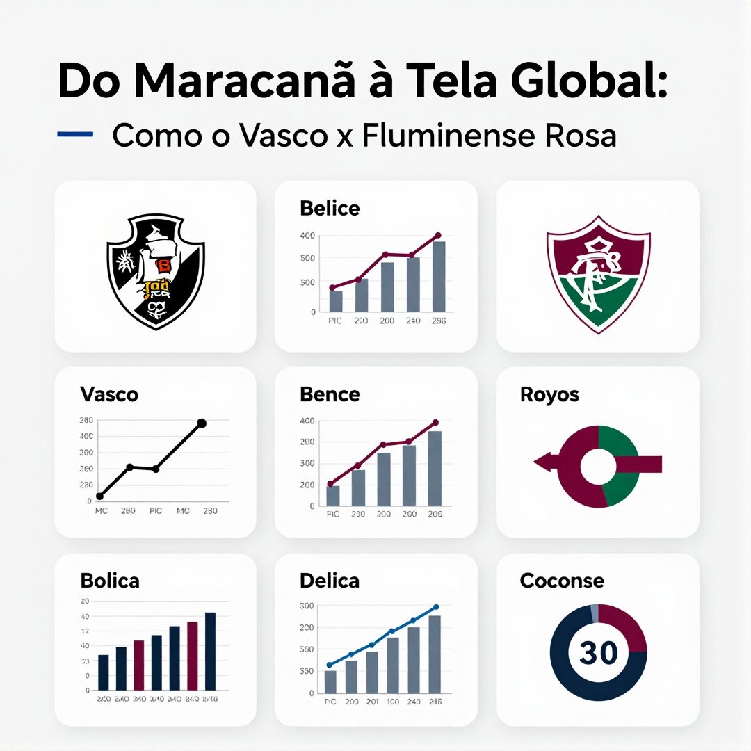 Infográfico - Do Maracanã à Tela Global: Como o Vasco x Fluminense Ressoa na Cultura Pop Internacional