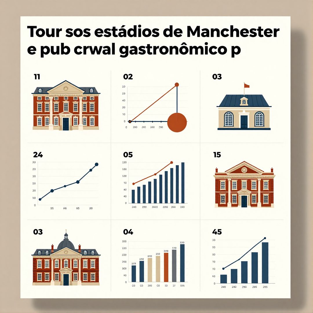 Infográfico - Tour pelos estádios de Manchester e pub crawl gastronômico para assistir ao Hull City contra o Manchester United