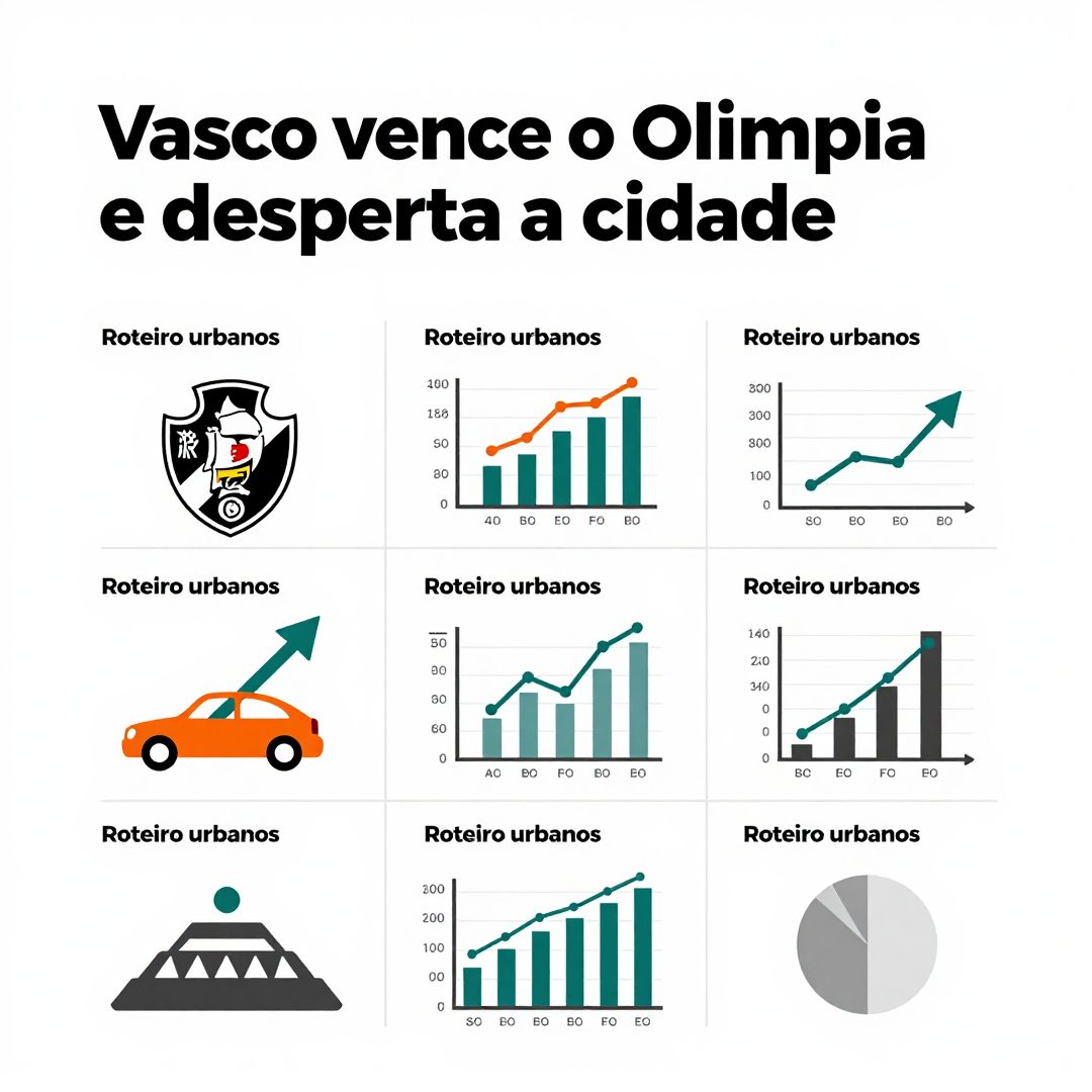 Infográfico - Vasco vence o Olimpia e desperta a cidade: roteiros urbanos para celebrar a vaga na Sul-Americana no Rio
