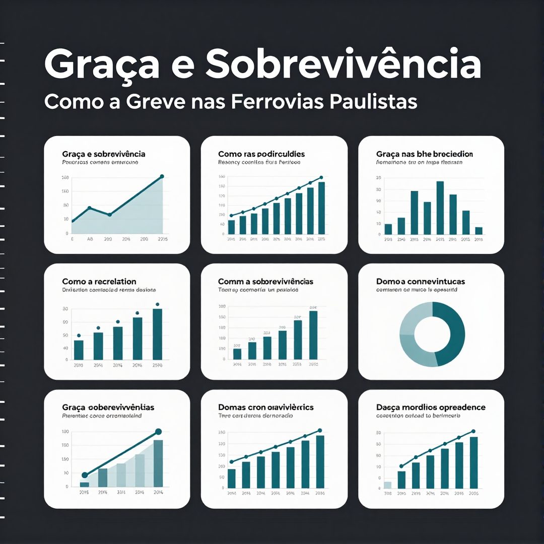 Infográfico - Graça e Sobrevivência: Como a Greve nas Ferrovias Paulistas Transforma Passeios Urbanos em SP