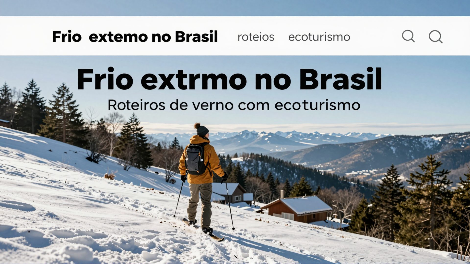 Frio extremo no Brasil: roteiros de inverno com ecoturismo, sabores quentes e cultura para o fim de semana