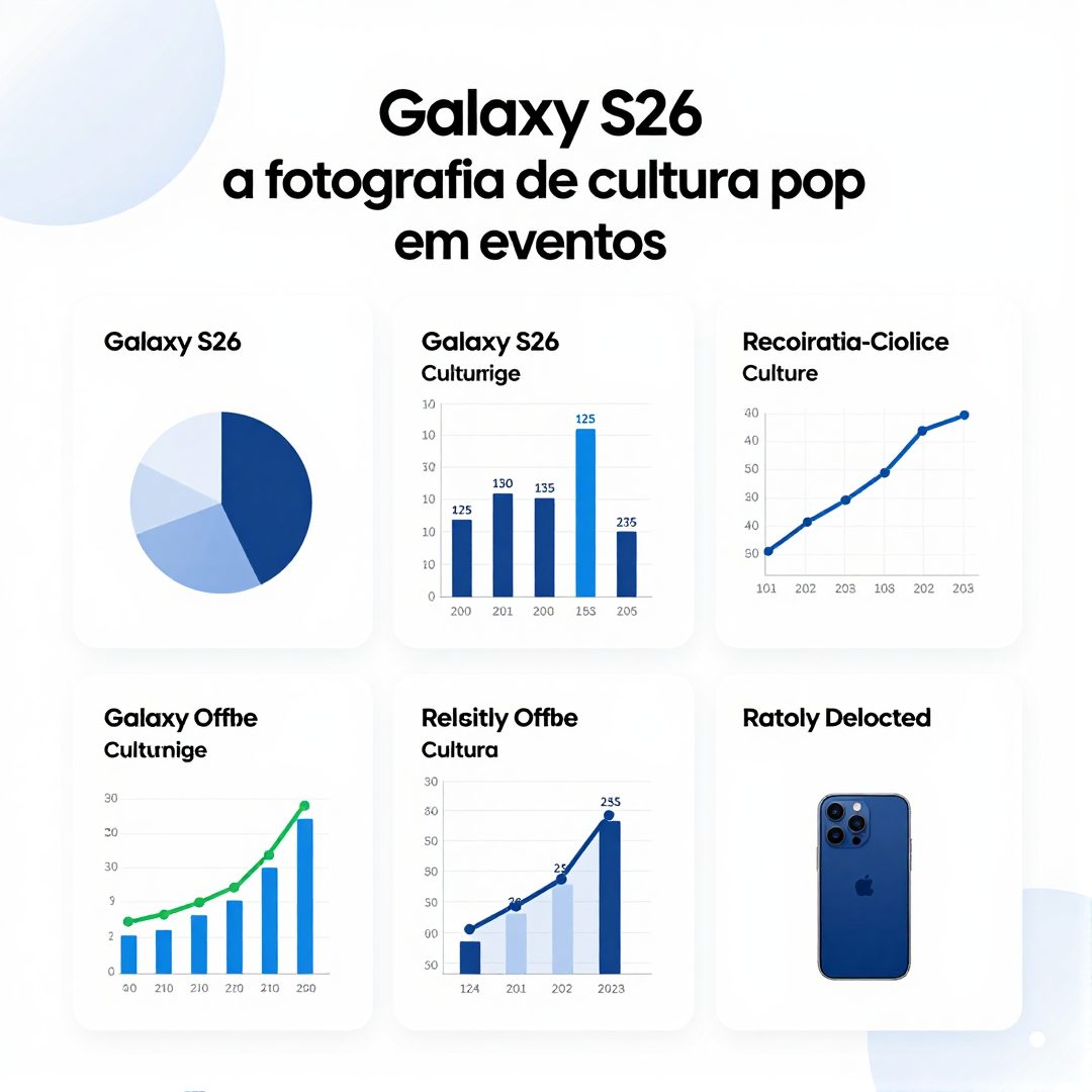 Infográfico - Galaxy S26 redefine a fotografia de cultura pop em eventos urbanos