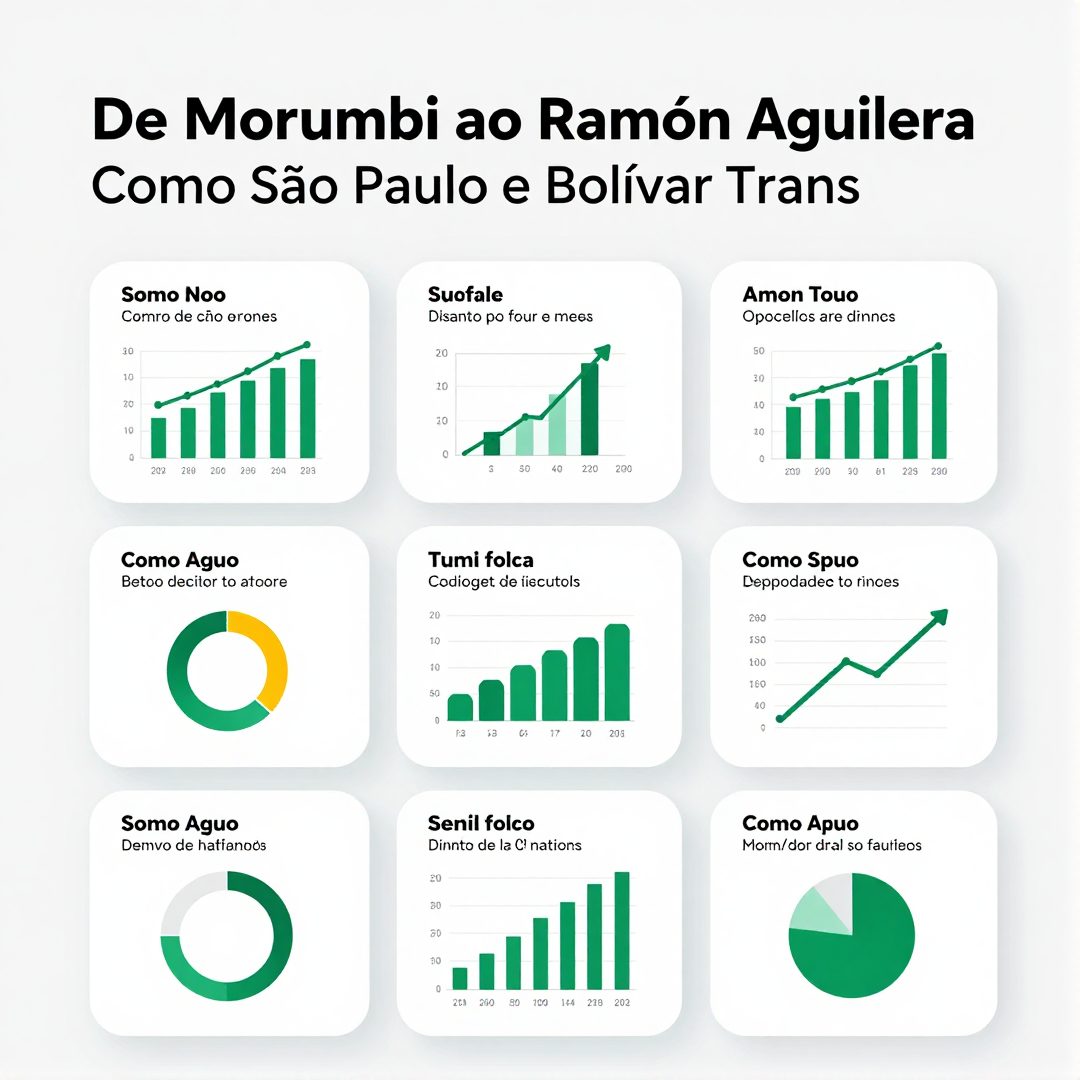 Infográfico - De Morumbi ao Ramón Aguilera: Como São Paulo e Bolívar Transformam a Copa Sul-Americana em Experiência Urbana