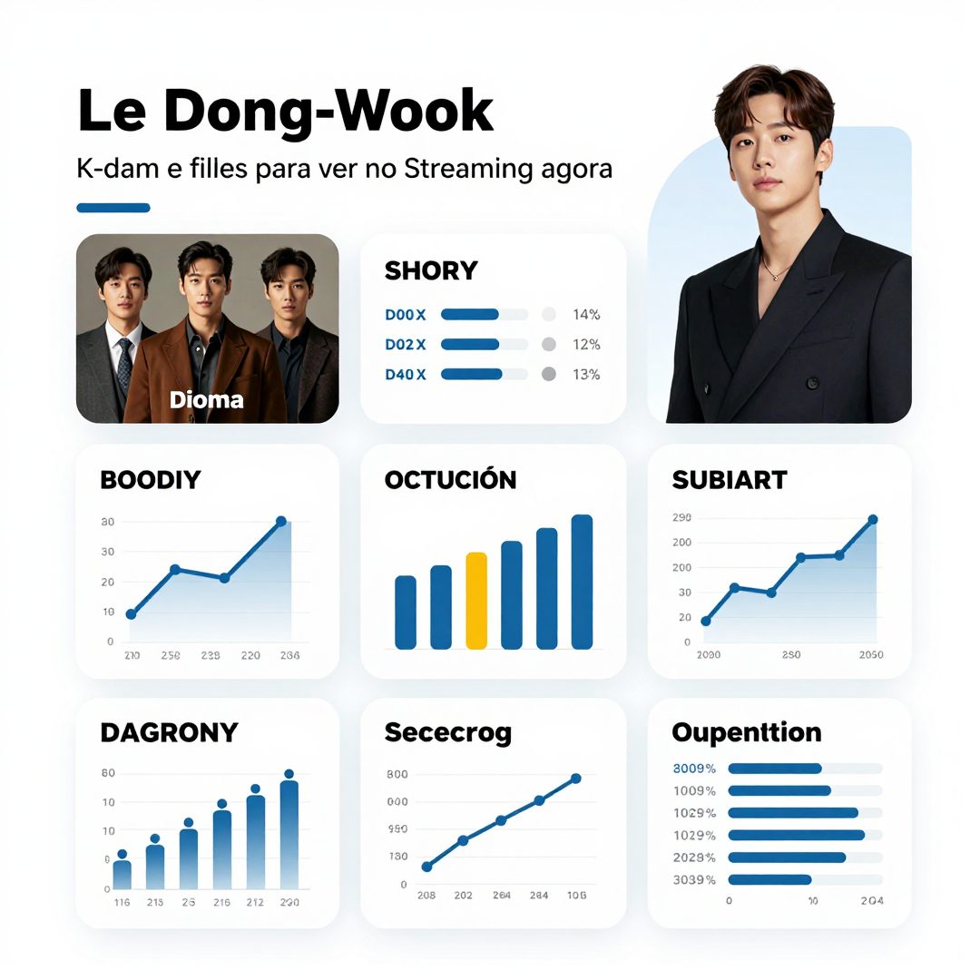 Infográfico - Lee Dong-wook: K-dramas e filmes para ver no streaming agora!