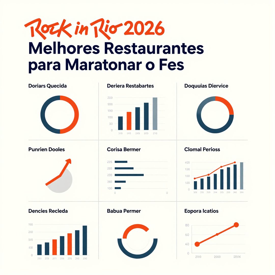 Infográfico - Rock in Rio 2026: Melhores Restaurantes para Maratonar o Festival com Sabor e Conforto no Rio