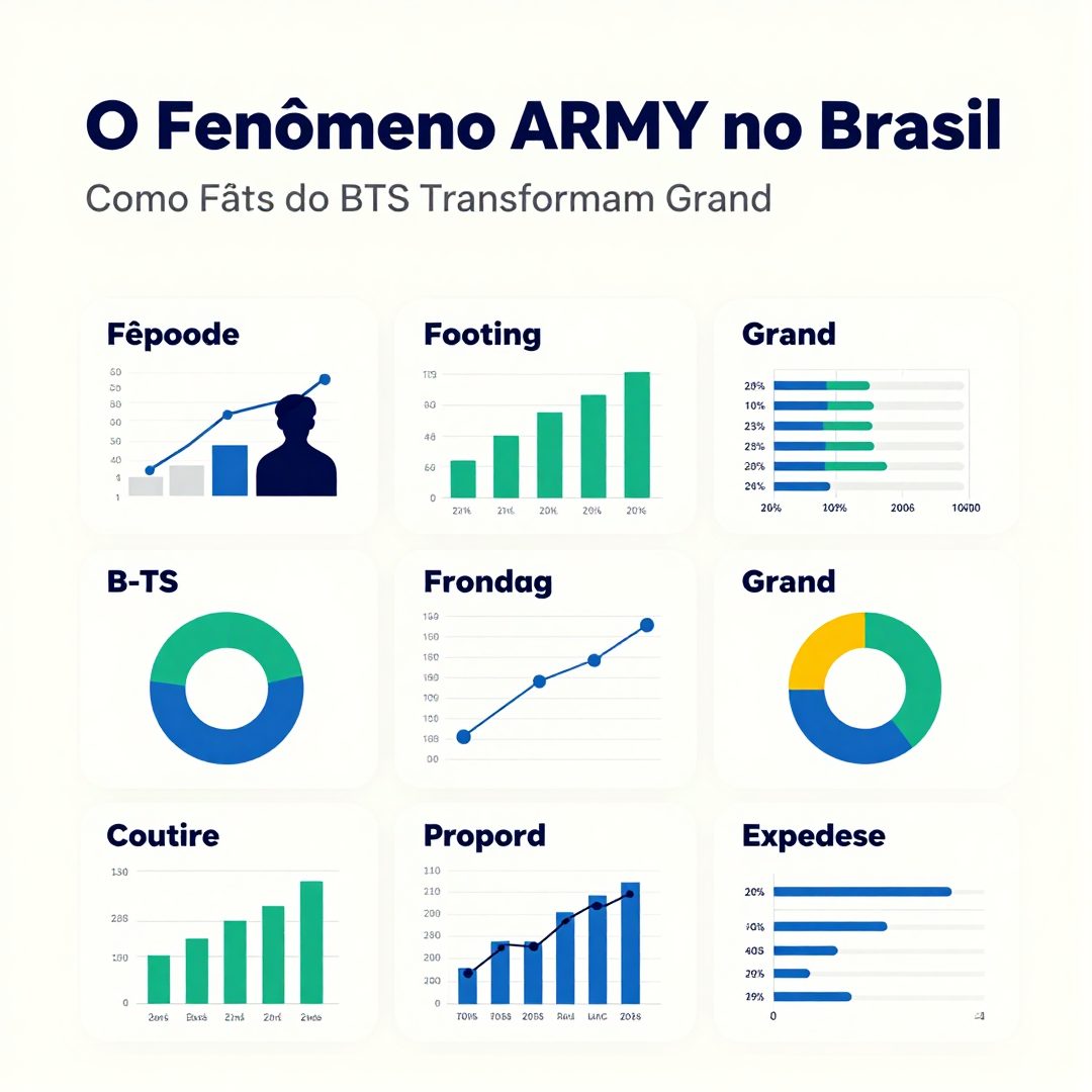 Infográfico - O Fenômeno ARMY no Brasil: Como Fãs do BTS Transformam Grandes Arenas em Rotas de Turismo Urbano