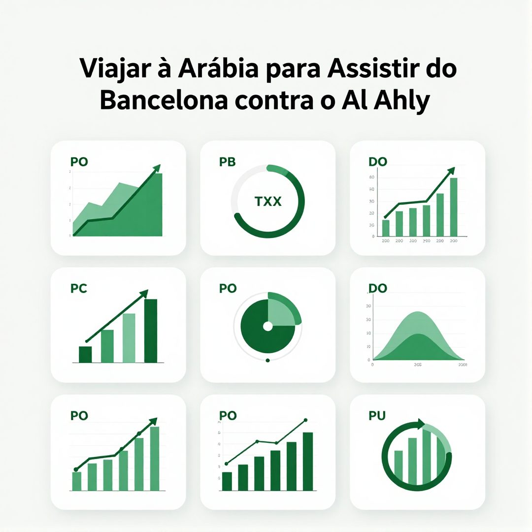 Infográfico - Viajar à Arábia para Assistir ao Barcelona contra o Al Ahly: Guia Completo de Hospedagem e Gastronomia