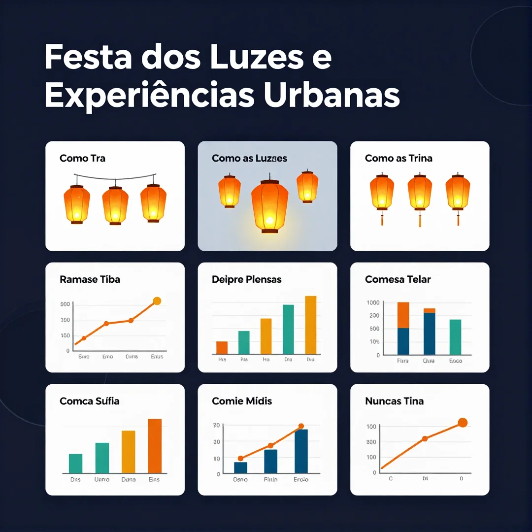 Infográfico - Festa dos Luzes e Experiências Urbanas: Como as Lanterns Transformam Cidades do Brasil