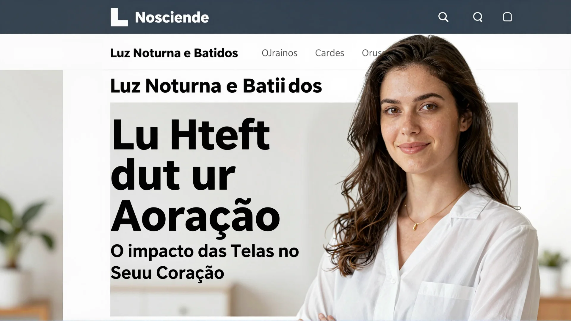 Luz Noturna e Batimentos: O Impacto das Telas no Seu Coração