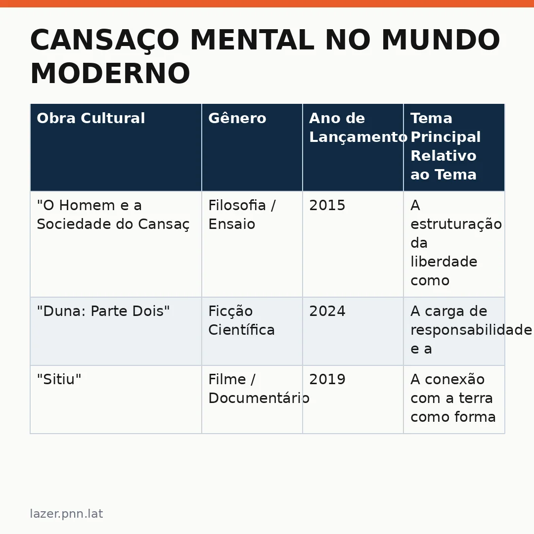 Infográfico - Cansaço Mental no Mundo Moderno: Por Que Estamos Sempre Sobrecarregados?