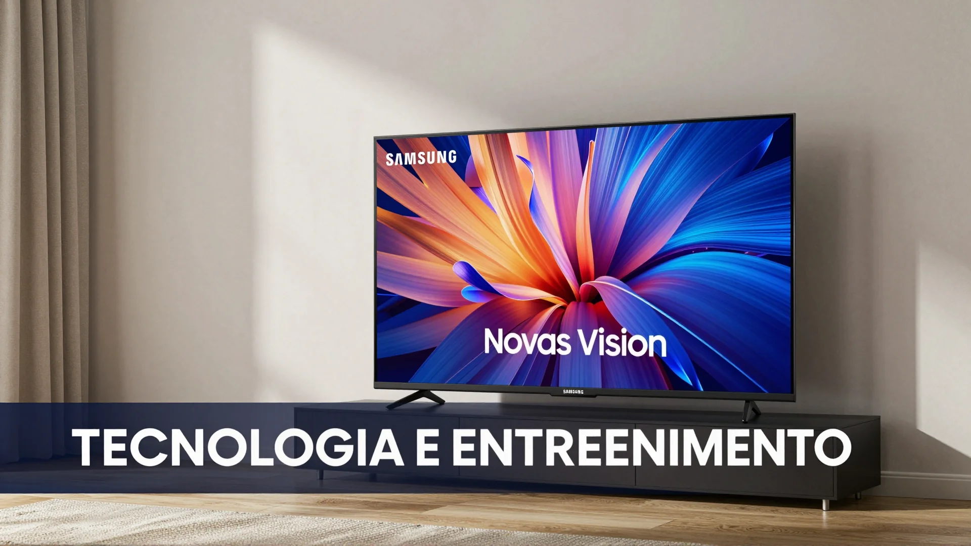 Tecnologia e Entretenimento: Samsung Lança Novas TVs Vision AI com Tela de 85 Polegadas no Brasil