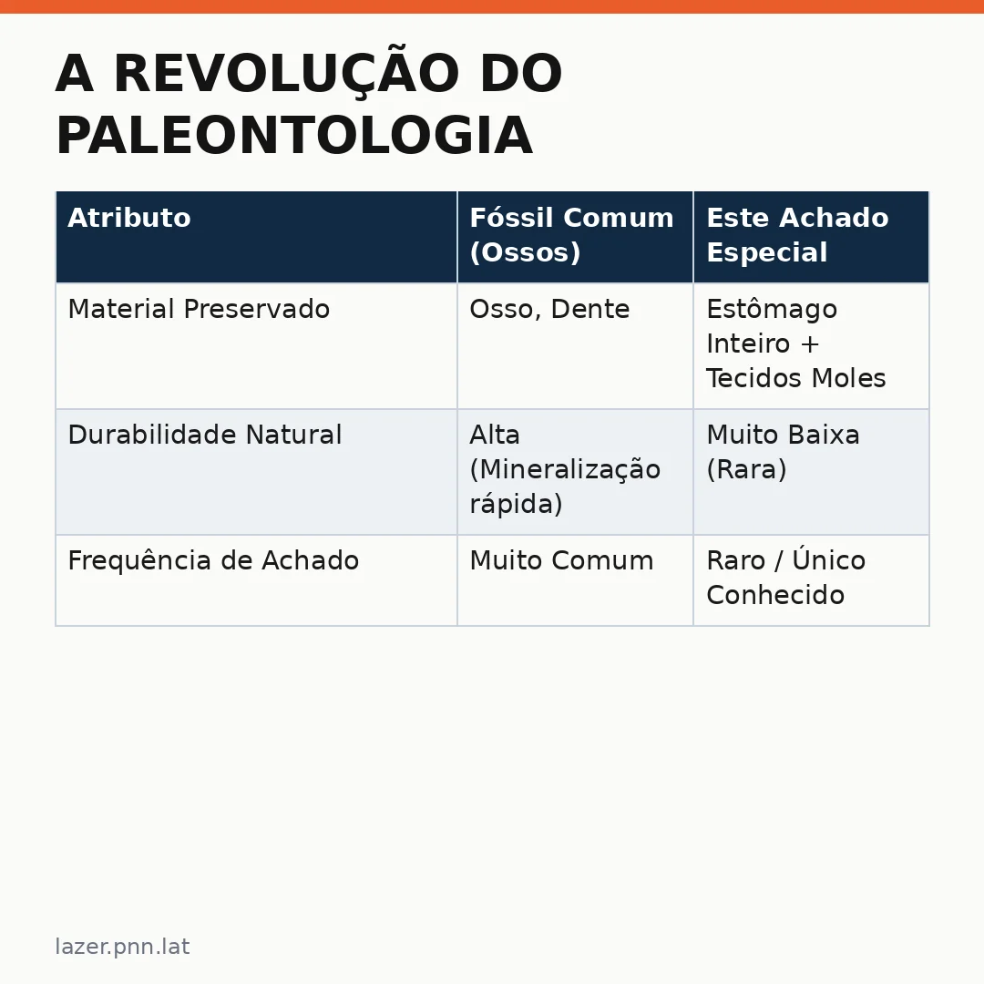 Infográfico - A Revolução do Paleontologia: O Fósil que Mudou Tudo